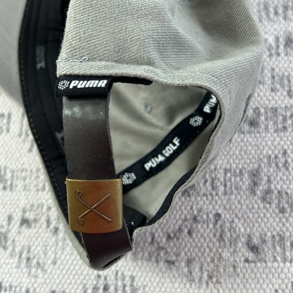 Puma Grey Performance Flexfit 110 Adjustable Golf Cap - Picture 5 of 10